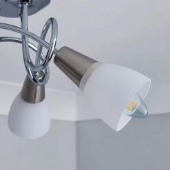 Smithson 3-Light Chrome Semi Flush Ceiling Light -Dunelm Cheap Lighting Store 1000056116 alt02