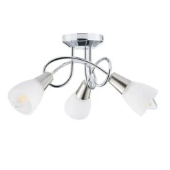 Smithson 3-Light Chrome Semi Flush Ceiling Light -Dunelm Cheap Lighting Store 1000056116 alt05
