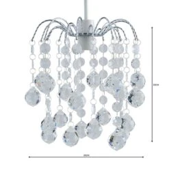Amie Jewel Easy Fit Pendant Shade -Dunelm Cheap Lighting Store 1000086268 alt04