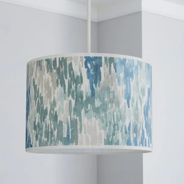 Wave Blue Lamp Shade 2 Wave Blue Lamp Shade - Image 2