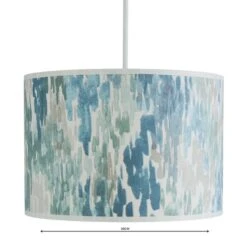 Wave Blue Lamp Shade 7 Wave Blue Lamp Shade -Dunelm Cheap Lighting Store 1000114659 alt04