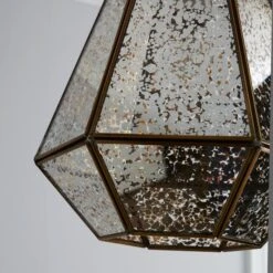 Bemus Mercury Glass Easy Fit Pendant Shade -Dunelm Cheap Lighting Store 1000119709 alt02