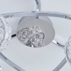 Cecilie 3 Light Crystal Semi Flush Ceiling Light -Dunelm Cheap Lighting Store 1000119787 alt03