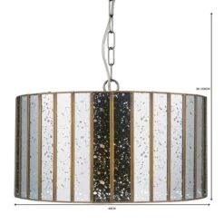 Seraphina Mercury Glass Pendant Light -Dunelm Cheap Lighting Store 1000119791 alt06