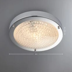 Aegean Crystal Bathroom Flush Ceiling Light -Dunelm Cheap Lighting Store 1000137343 alt04