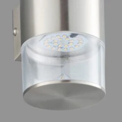 Aden 2 Light Steel Outdoor Wall Light -Dunelm Cheap Lighting Store 1000137345 alt05