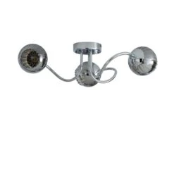 Arta 3 Light Semi Flush Chrome Ceiling Light -Dunelm Cheap Lighting Store 1000137346 alt04