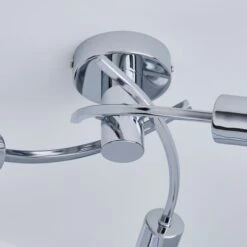 Corvus 3 Light Chrome Semi Flush Ceiling Light -Dunelm Cheap Lighting Store 1000137353 alt03