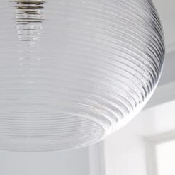 Sabrina Glass Easy Fit Pendant Shade -Dunelm Cheap Lighting Store 1000158731 alt02