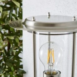 Derek PIR Sensor Glass Steel Outdoor Wall Light 8 Derek PIR Sensor Glass Steel Outdoor Wall Light -Dunelm Cheap Lighting Store 1000158750 alt02