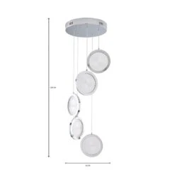 Cora Cluster Disc 5 Light Ceiling Light -Dunelm Cheap Lighting Store 1000169126 alt07