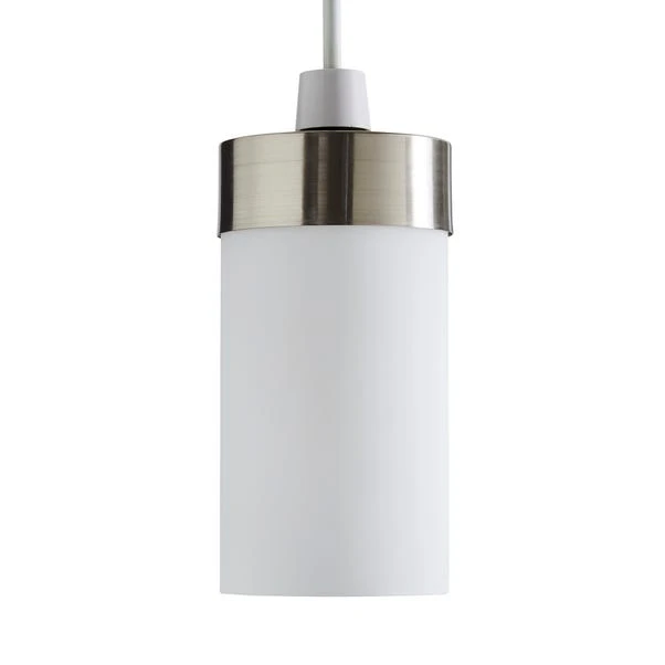 Ferris Satin Nickel Easy Fit Pendant Shade 4 Ferris Satin Nickel Easy Fit Pendant Shade - Image 4