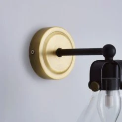 Paulson Bathroom Wall Light Antique Brass -Dunelm Cheap Lighting Store 1000182579 alt03