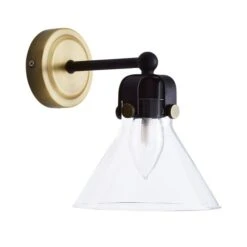 Paulson Bathroom Wall Light Antique Brass -Dunelm Cheap Lighting Store 1000182579 alt05