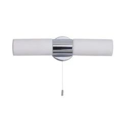 Porto Bathroom 2 Light Wall Light Chrome 12 Porto Bathroom 2 Light Wall Light Chrome -Dunelm Cheap Lighting Store 1000182581 alt05