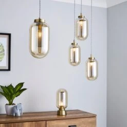 Safi Mesh Detail Touch Dimmable Table Lamp -Dunelm Cheap Lighting Store 1000182850 alt08