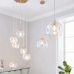 Alexis Glass Pendant Light -Dunelm Cheap Lighting Store 1000183024 alt08
