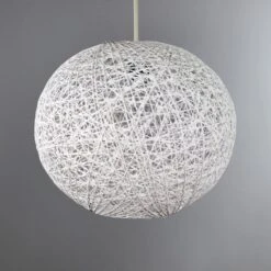 Abaca Ball Easy Fit Pendant Shade -Dunelm Cheap Lighting Store 30027680