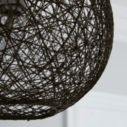Abaca Ball Easy Fit Pendant Shade -Dunelm Cheap Lighting Store 30199790 alt02