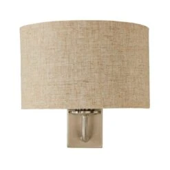 Preston Ivory Linen Shaded Wall Light -Dunelm Cheap Lighting Store 30274337 alt04