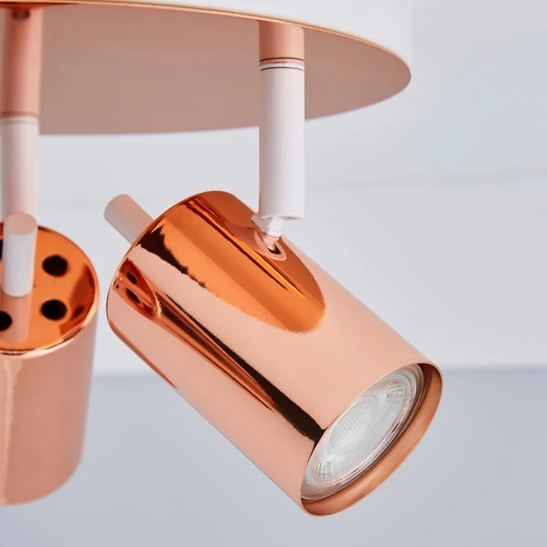 Carter 3 Light Semi Flush Spotlight 10 Carter 3 Light Semi Flush Spotlight - Image 10