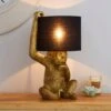 Odisha Resin Monkey Gold Table Lamp