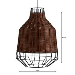 Ohio Easy Fit Pendant Shade -Dunelm Cheap Lighting Store 30671423 alt04