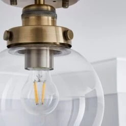 Broden Bathroom Flush Ceiling Light 11 Broden Bathroom Flush Ceiling Light -Dunelm Cheap Lighting Store 30713542 alt03