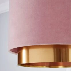 Nesa Two Tier Velvet Lamp Shade -Dunelm Cheap Lighting Store 30713649 alt02