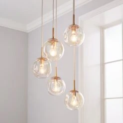 Alexis 5 Light Cluster Ceiling Light -Dunelm Cheap Lighting Store 30713725