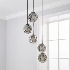Alexis 5 Light Cluster Ceiling Light -Dunelm Cheap Lighting Store 30713726 alt01