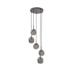 Alexis 5 Light Cluster Ceiling Light -Dunelm Cheap Lighting Store 30713726 alt04