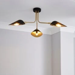 Savona 3 Light Semi Flush Ceiling Light