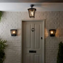 Leese Outdoor Semi Flush Porch Light -Dunelm Cheap Lighting Store 30730474 alt05