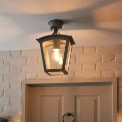 Leese Outdoor Semi Flush Porch Light