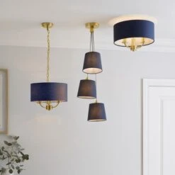 Preston 3 Light Flush Ceiling Light -Dunelm Cheap Lighting Store 30730507 alt06