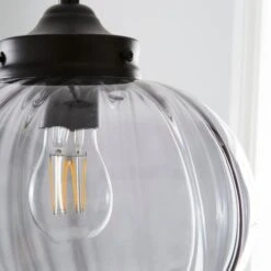Voyager Smoked Glass Pendant Light -Dunelm Cheap Lighting Store 30730518 alt02