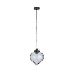 Voyager Smoked Glass Pendant Light -Dunelm Cheap Lighting Store 30730518 alt05