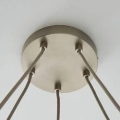 Shelley Rope 5 Light Hoop Ceiling Light -Dunelm Cheap Lighting Store 30730532 alt03