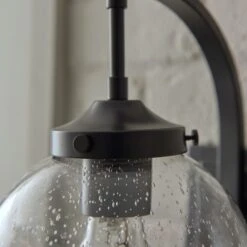 Twain Outdoor Globe Glass Wall Light -Dunelm Cheap Lighting Store 30730558 alt02