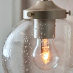 Twain Outdoor Globe Glass Wall Light -Dunelm Cheap Lighting Store 30730560 alt02