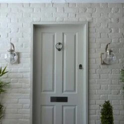 Twain Outdoor Globe Glass Wall Light -Dunelm Cheap Lighting Store 30730560 alt06