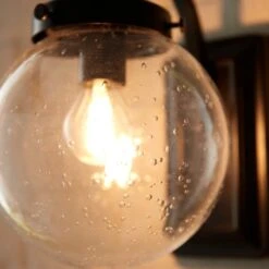 Twain Globe Glass Compact Outdoor Wall Light 8 Twain Globe Glass Compact Outdoor Wall Light -Dunelm Cheap Lighting Store 30730561 alt02