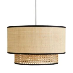 Malika Cane 2 Tier Easy Fit Pendant Shade -Dunelm Cheap Lighting Store 30730579 alt05