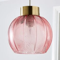 Colleen Glass Easy Fit Pendant Shade 22 Colleen Glass Easy Fit Pendant Shade -Dunelm Cheap Lighting Store 30730600 alt01
