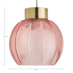 Colleen Glass Easy Fit Pendant Shade 25 Colleen Glass Easy Fit Pendant Shade -Dunelm Cheap Lighting Store 30730600 alt07
