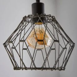 Frances Gunmetal 3 Light Cluster Ceiling Light -Dunelm Cheap Lighting Store 30731122 alt02