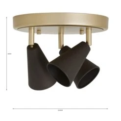 Grove 3 Light Semi Flush Spotlight -Dunelm Cheap Lighting Store 30731125 alt07