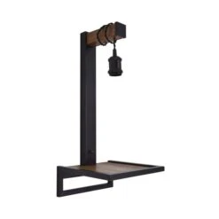 Fulton Plug In Wall Light With Shelf -Dunelm Cheap Lighting Store 30731173 alt05