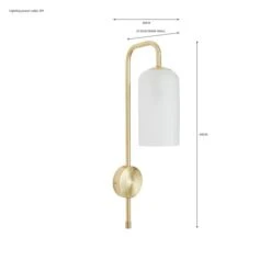 Palazzo Plug In Wall Light -Dunelm Cheap Lighting Store 30731207 alt07